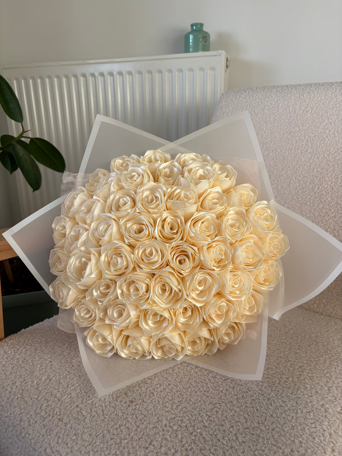 Bouquets de Roses en Satin